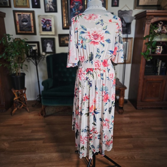 LIFE Love is for Eternity Floral Print High Low Boho Fairy Dress Women's M - Picture 4 of 7